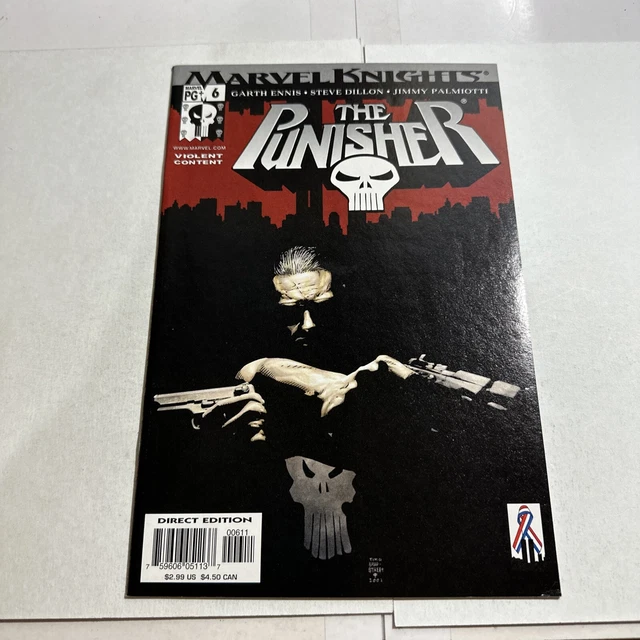 THE PUNISHER  #6  (Marvel Knights Comics 2000) Garth Ennis high grade A66