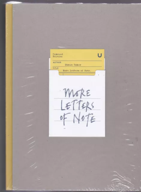 More Letters of Note Correspondence Deserving of a Wider Audience SPECIAL ED HB