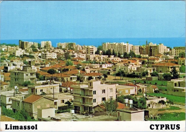 Postcard E Limassol wwwwww CYPRUS Property Photograph Sky Building Line AA01044