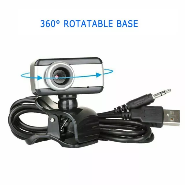 480P Resolution Webcam USB 2.0 Web Camera+Microphone /Laptop/PC