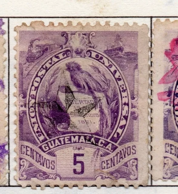 Guatemala 1886-1902 Early Issue Fine Used 5c. 138962