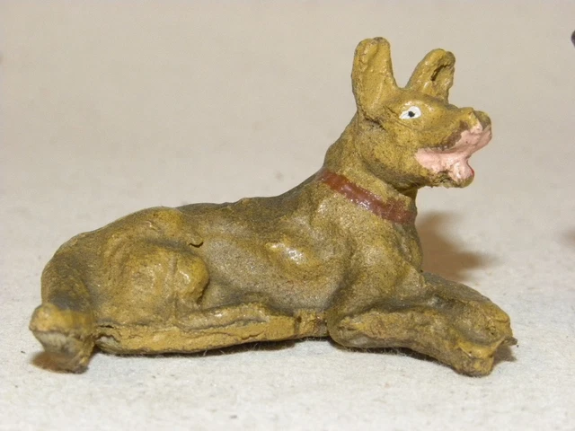 Figurine Composition Chialu Cavalier Cowboy Avec Lasso Elastolin Durso