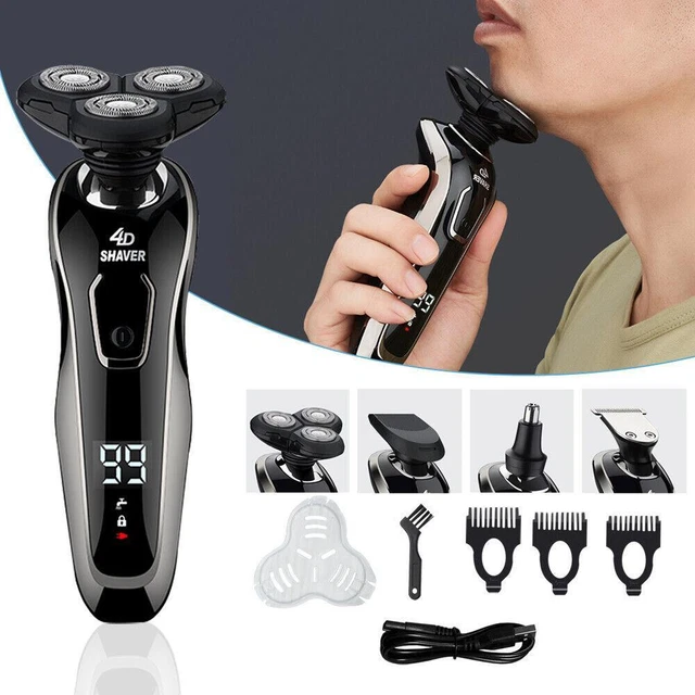 Afeitadora eléctrica ladbar para hombre afeitadora eléctrica a batería Sideburn afeitadora giratoria