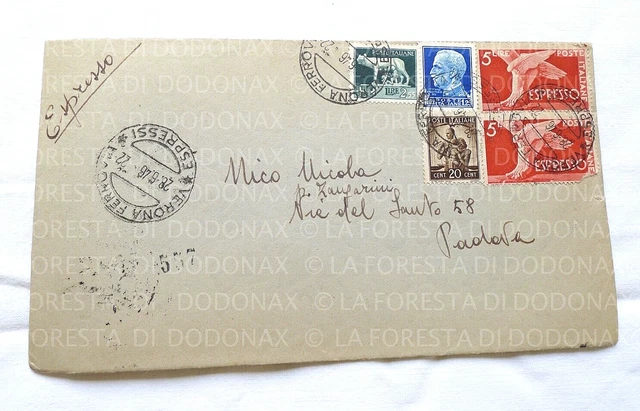 STORIA POSTALE REGNO affrancatura mista da Roma a Cosenza 1929 EUR 1,00 - PicClick IT STORIA POSTALE REGNO affrancatura mista da Roma a Cosenza 1929 EUR 1,00 - PicClick IT