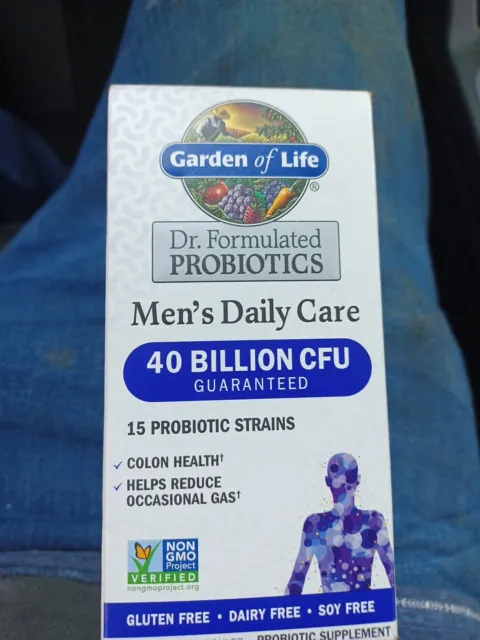 Garden of Life 50 Billion Probiotics Once Daily Men’s 30 caps EXP 01/2025