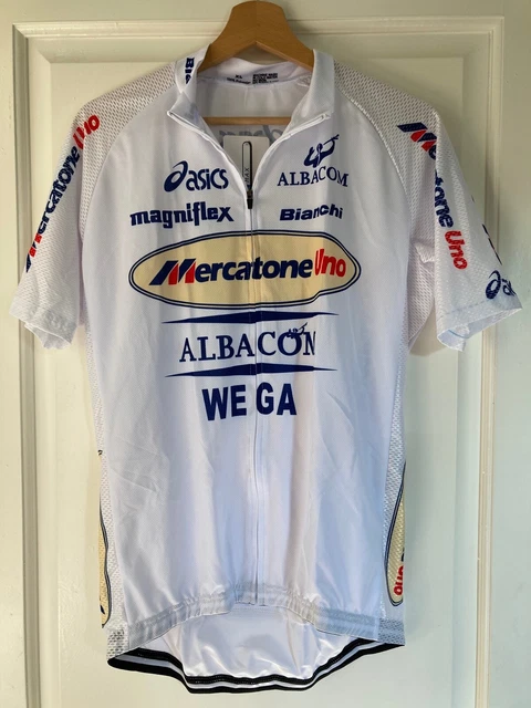 Maillot Cycliste Vintage Réplica MERCATONE UNO - Tour 2003 Pantani - Rose - Taille XL - Neuf Avec Étiquettes