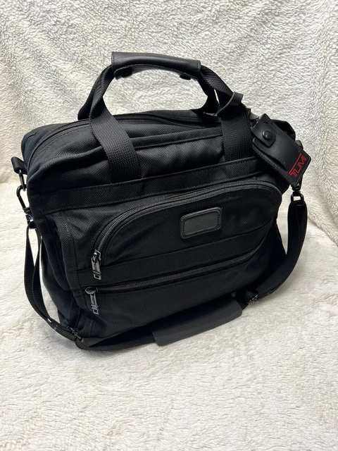 Tumi Black Ballistic Nylon Carry On Weekender Duffel Gym Back