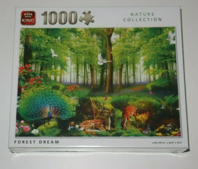16€87 sur Puzzle 75 * 50cm 1000 morceaux de carte des plantes de la forêt  profonde - vert - Puzzle - Achat & prix