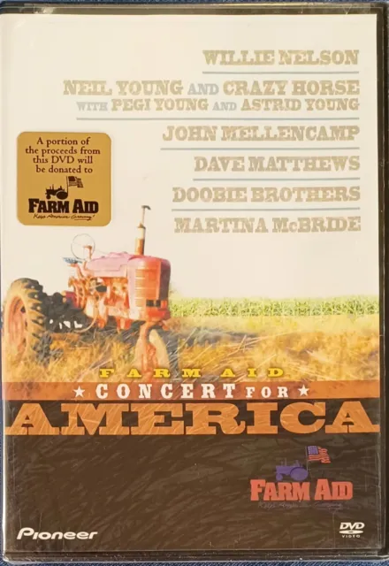 Farm Aid  - Concert For America - W. Nelson, N.young, J. Mellencamp - Sealed Dvd