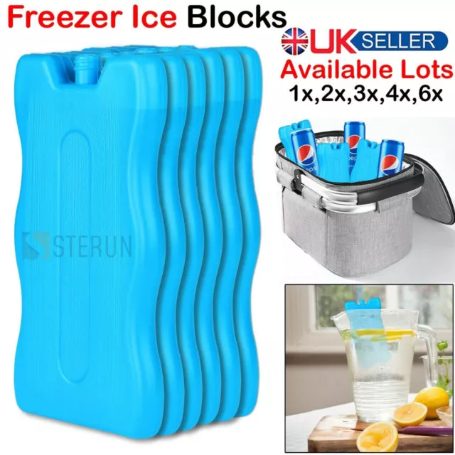 Freezer Ice Blocks Reusable Cool Cooler Pack Bag Freezer Picnic Travel Lunch Box