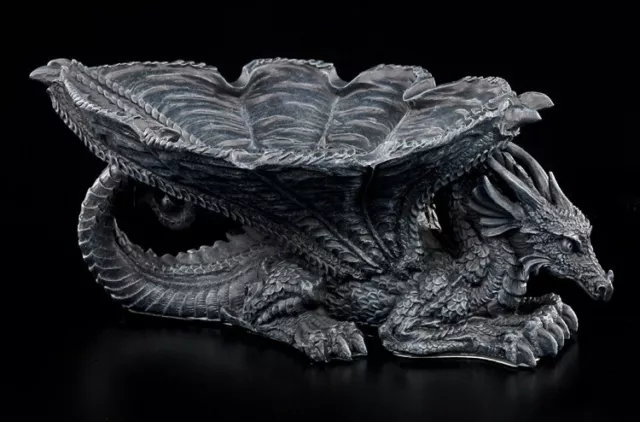 Dragon Figurine Comme Cendrier Ou Coquille - Déco Gothique