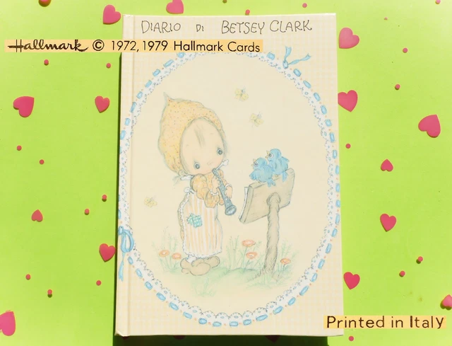 🐦 Rare BETSEY CLARK Vintage 1980 DIARIO Scuola collezione School Diary ITALIA🤗