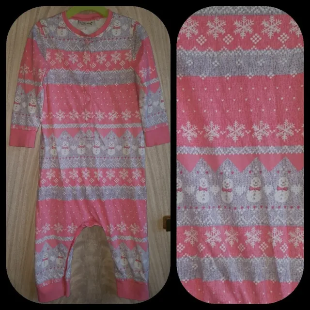 Tuta pigiama bambina NEXT Natale Romper 1,5-2 anni 18-24 mesi