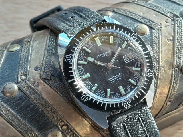Montre Plongée Vintage Recthor MHS 651 - Révisée, Garantie, Superbe état