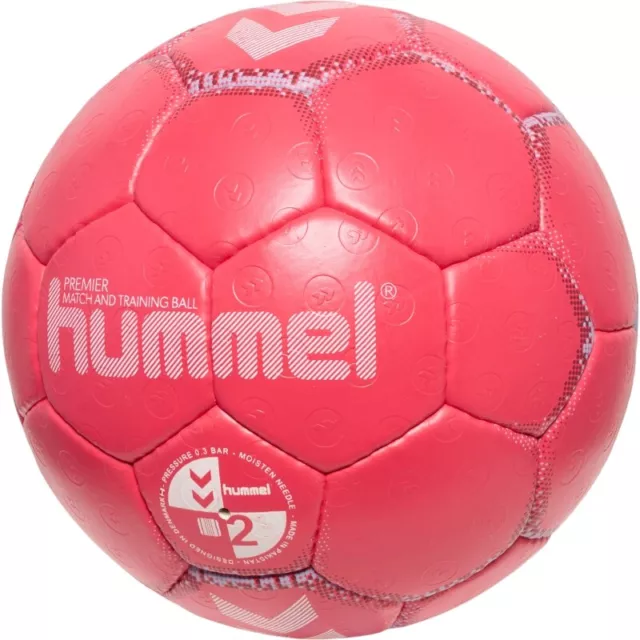 Hummel Handball Trainings- und Wettspielball Premier rot/blau/weiß Gr. 1, 2, 3