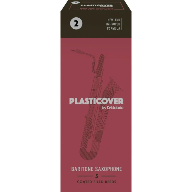 D'Addario RRP05BSX200 - Anches saxophone baryton, force 2.0, boîte de 5