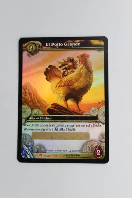 El Pollo Grande - Unscratched Mount Card Wow TCG
