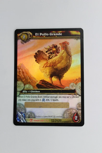 El Pollo Grande - Unscratched Mount Card Wow TCG