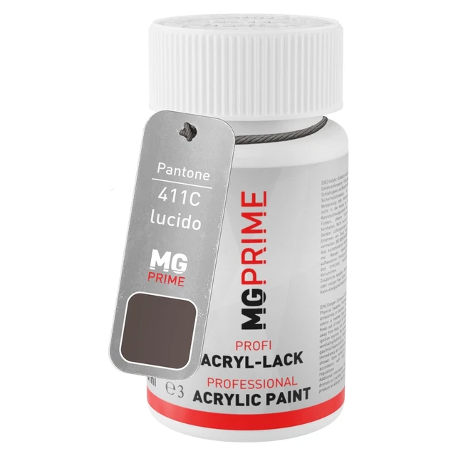 Pantone 411C Grey lucido Stilo di ritocco da 50 ml ad asciugatura rapida