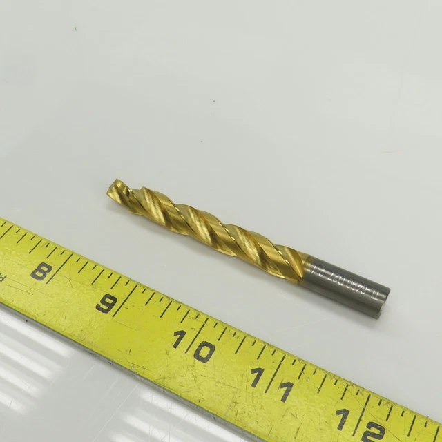 130° 3 Flute Solid Carbide Step Drill Bit 3/8" Cut Diam 3" Cut Length 4" OAL 2