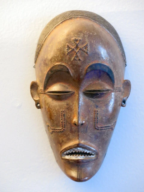 Stunning Mwana Pwo Female Ancestor Mask Africa Creation Artiste'
