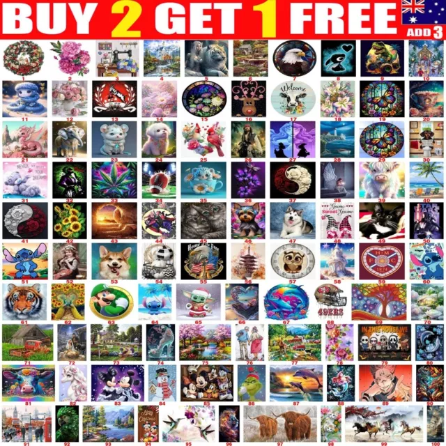 DIY 5D Full Drill Diamond Painting Cross Stitch Kit Art Picture Embroidery Mural