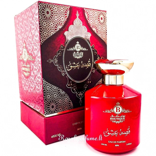 Boutique Arabic Oriental Fragrance Perfumed Water Unisex 100ml Eau de Parfum