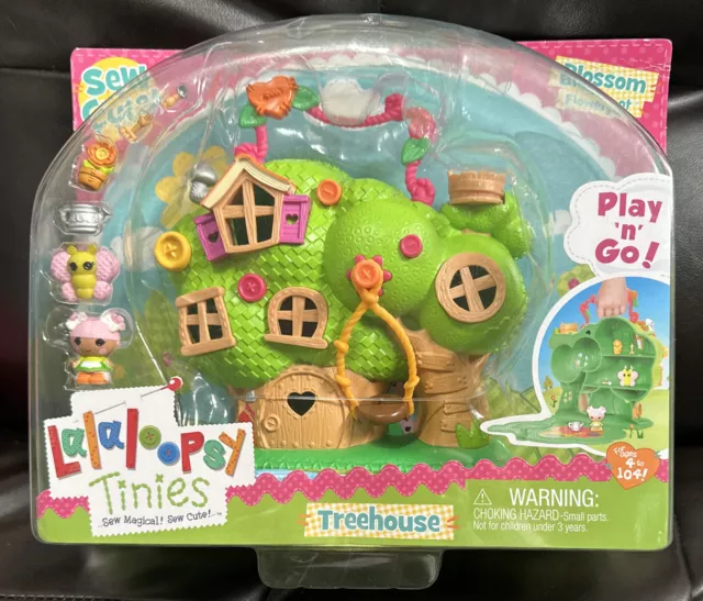 Lalaloopsy Tinies TREEHOUSE PLAYSET WITH BLOSSOM FLOWERPOT EXCLUSIVE NEW SEALED
