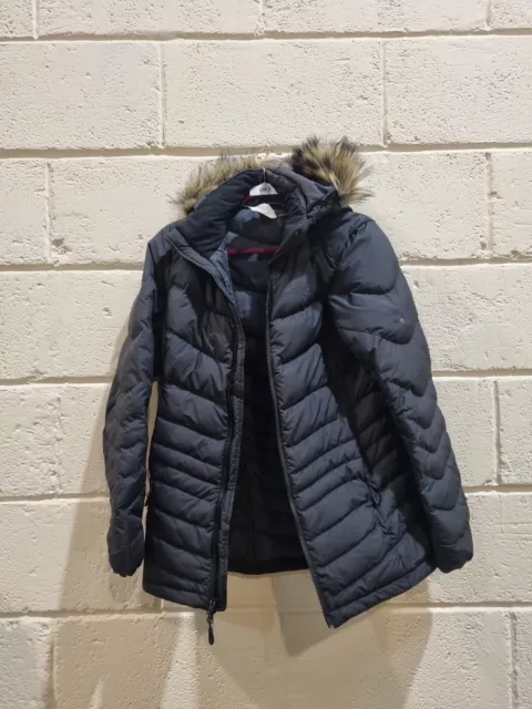 JACK WOLFSKIN WOMENS Selenium Bay Down Jacket Black Size S 8 10