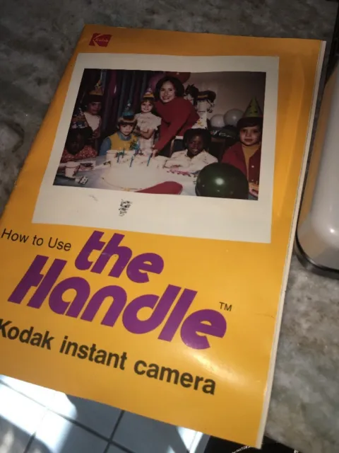 Vtg Kodak los Mango Instantáneo Cámara PR-10 Polaroid con Original Instrucciones 2