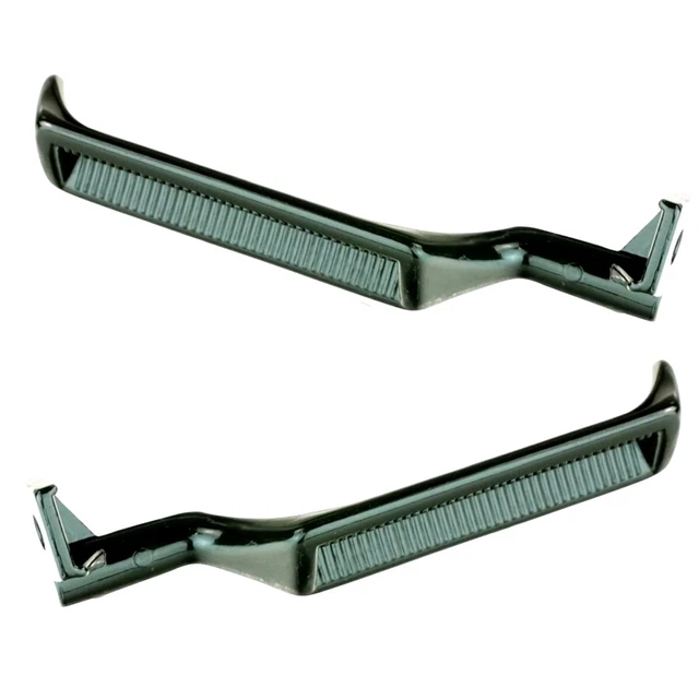 Metal Inside Door Handles Set Pair LH RH Black for 87-96 F150 F250 F350 Bronco