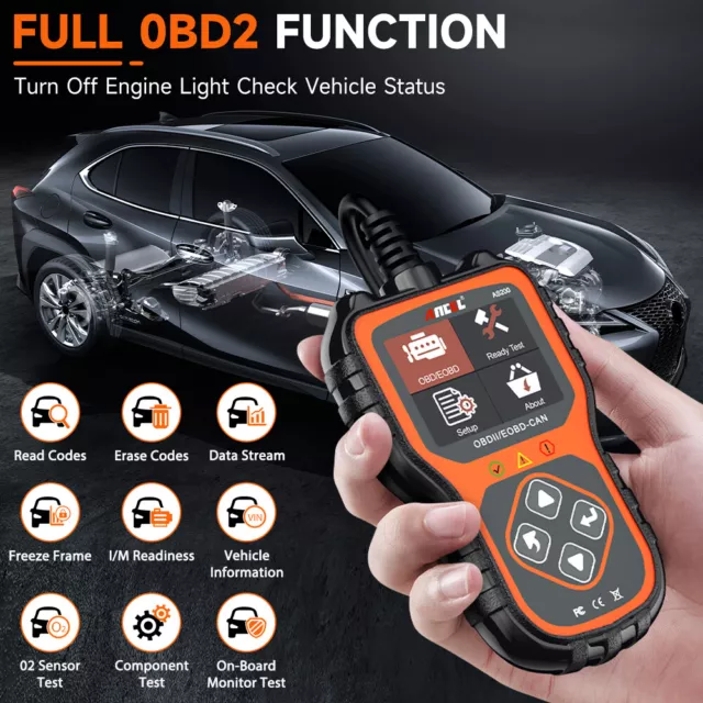 Automotive OBD2 Scanner OBD Code Reader Car Diagnostic Tool Check Engine Fault 2