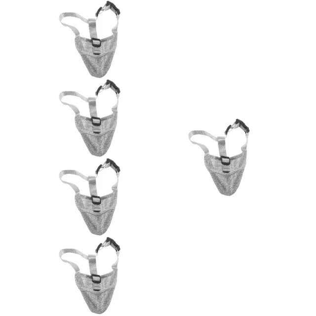 5 pz bocca cane elastica design a rete esterna antimorso cane