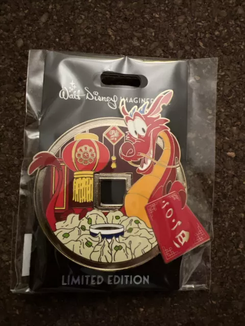 Disney Pin WDI Mushu Chinese New Year of the Dragon 2024 Red Envelope Mulan