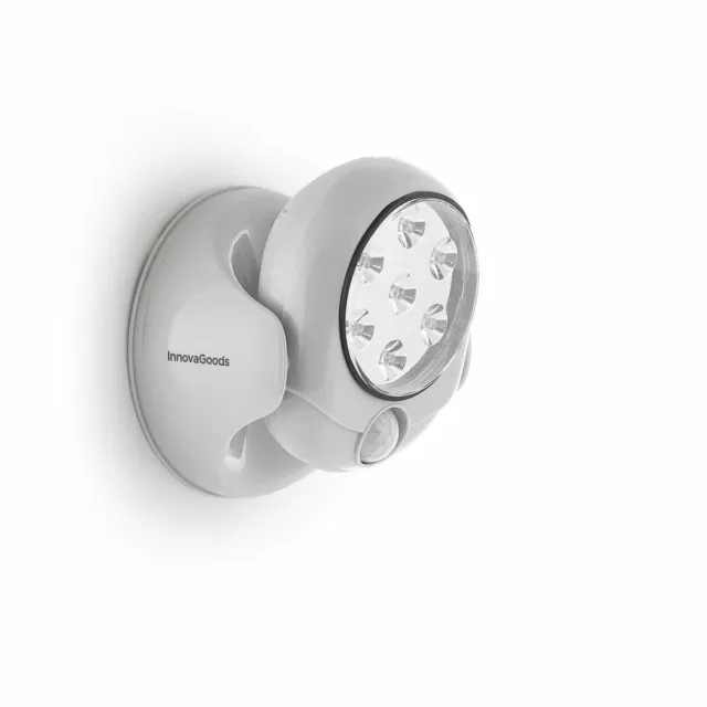 LED Lampe mit Bewegungssensor Lumact 360º InnovaGoods Grau [Restauriert B]
