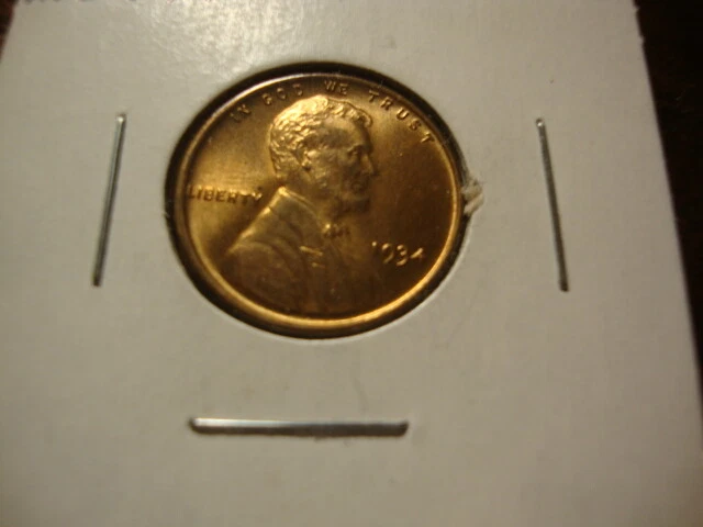 1934 BU RED Glossy Lincoln Head Cent  ALDZ