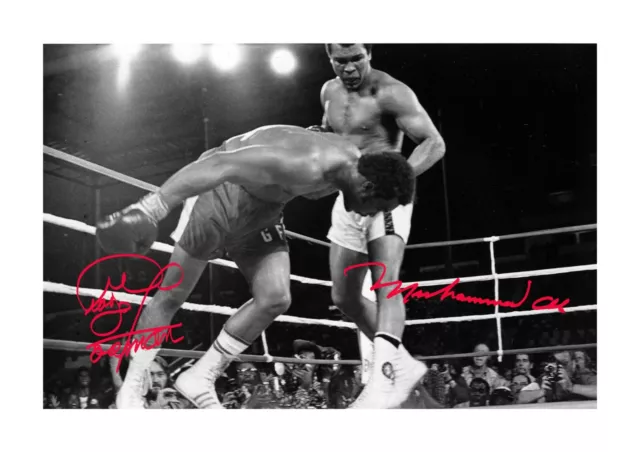 Rumble in the Jungle Ali & Foreman 1 A4 reproduction poster choice of frame