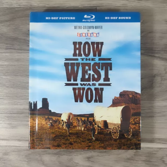 How the West Was Won (Blu-ray, 1962 Warner Bros, 2 Disc Set) DigiBook John Wayne