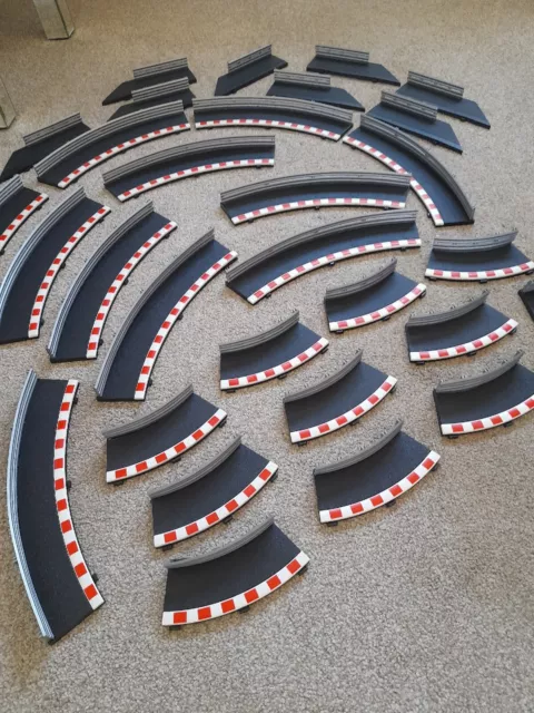 scalextric inner outer  border barriers  32  in total bundle