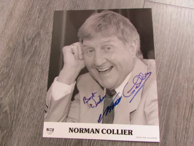 Norman Collier Stand Up Comedian Original Hand Signed Photo