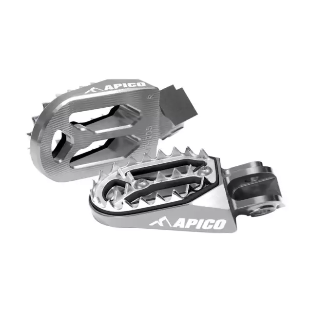 Apico Pro-Bite Foot Pegs SUZUKI RM-Z250 10-23, RM-Z450 10 & 12-23 Titanium