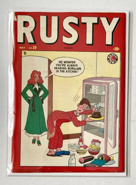 Rusty Comics #20 4.0 VG 1949 GGA Marvel Stan Lee Scripts Al Jaffee Golden Age