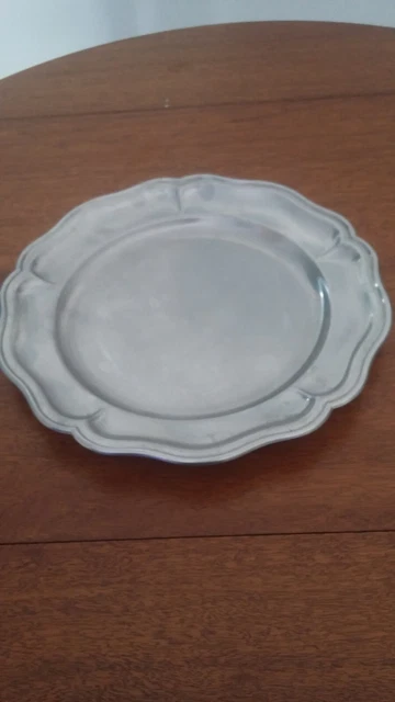 ANCIEN PLAT OVALE CREUX EN INOX JEAN COUZON 45 CM X 29,8 CM ART DE LA TABLE