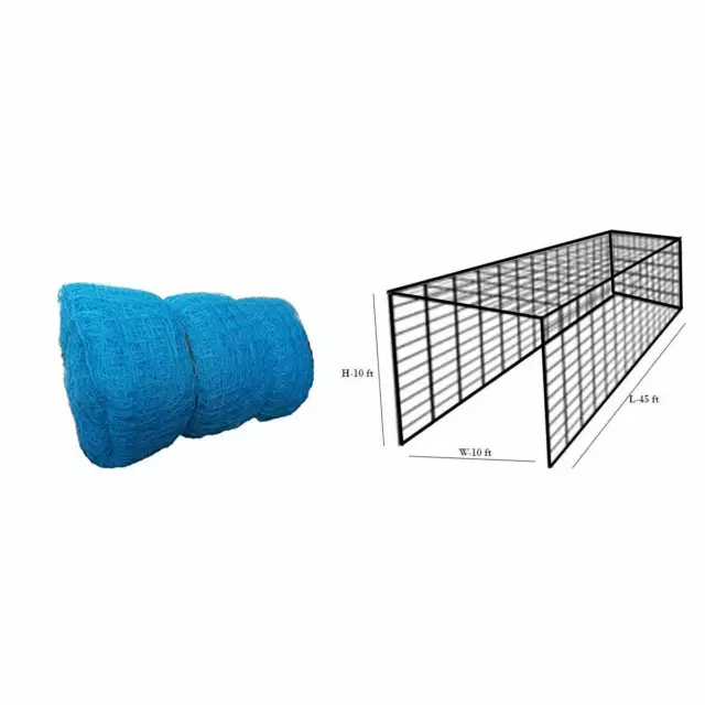 Cricket net (100 x 10) Ft 1 mm with Blue Color