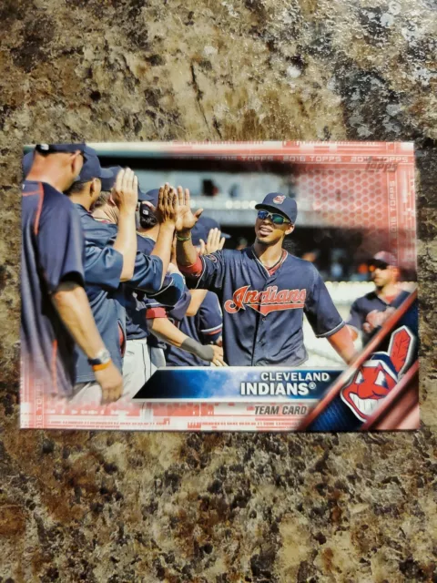 2016 Topps Series 2 Cleveland Indians Pink paralell Mini 1/5 Indians !!!!!