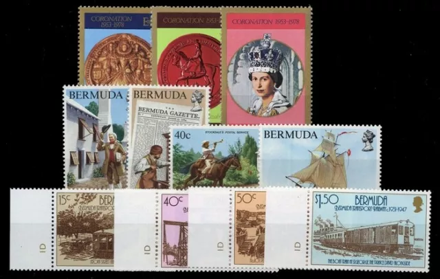 1978, Bermuda, 349-51 u.a., ** - 1749721