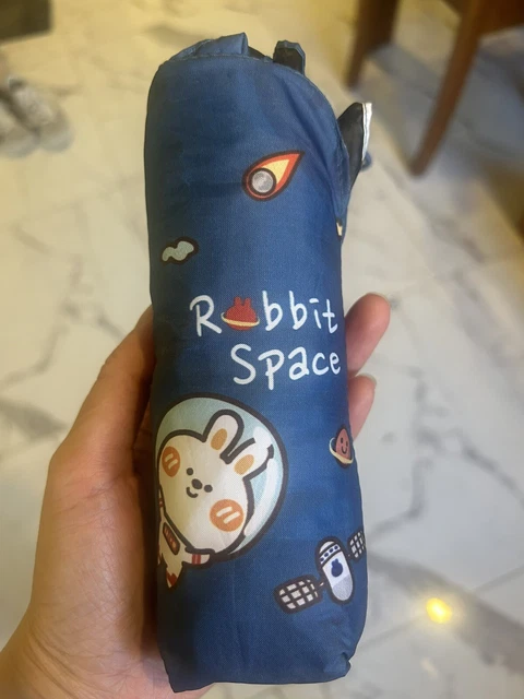 Umbrella Cute Blue Cartoon Bunny Rabbit Foldable Briolly