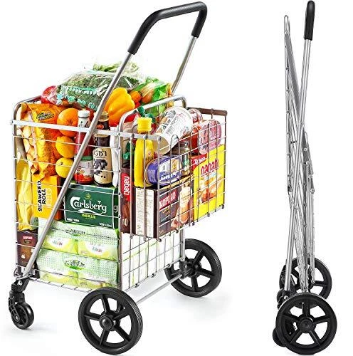 Shopping Cart With Wheels, Metal Grocery Cart Wheels, Shopping Carts Groceries