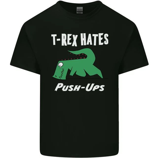 T-Rex Hates Push Ups Palestra Divertenti Dinosauri Bambini Bambini
