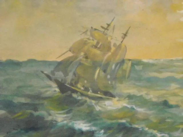 peinture marine étude